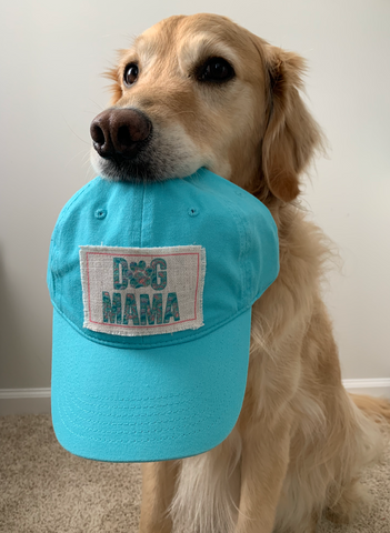 Dog Mama Colorful Hat with Patch