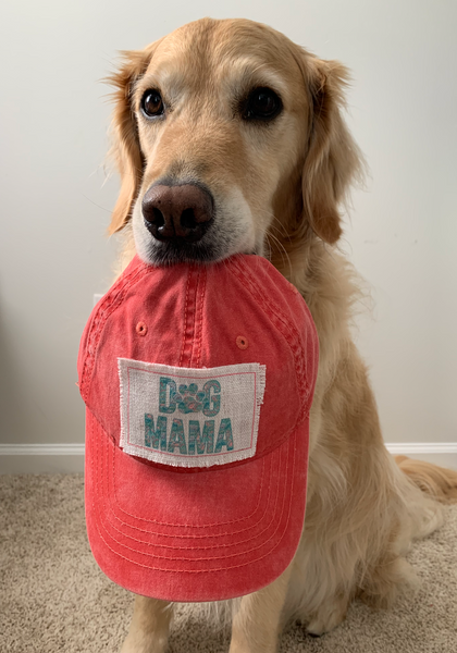 Dog Mama Colorful Hat with Patch