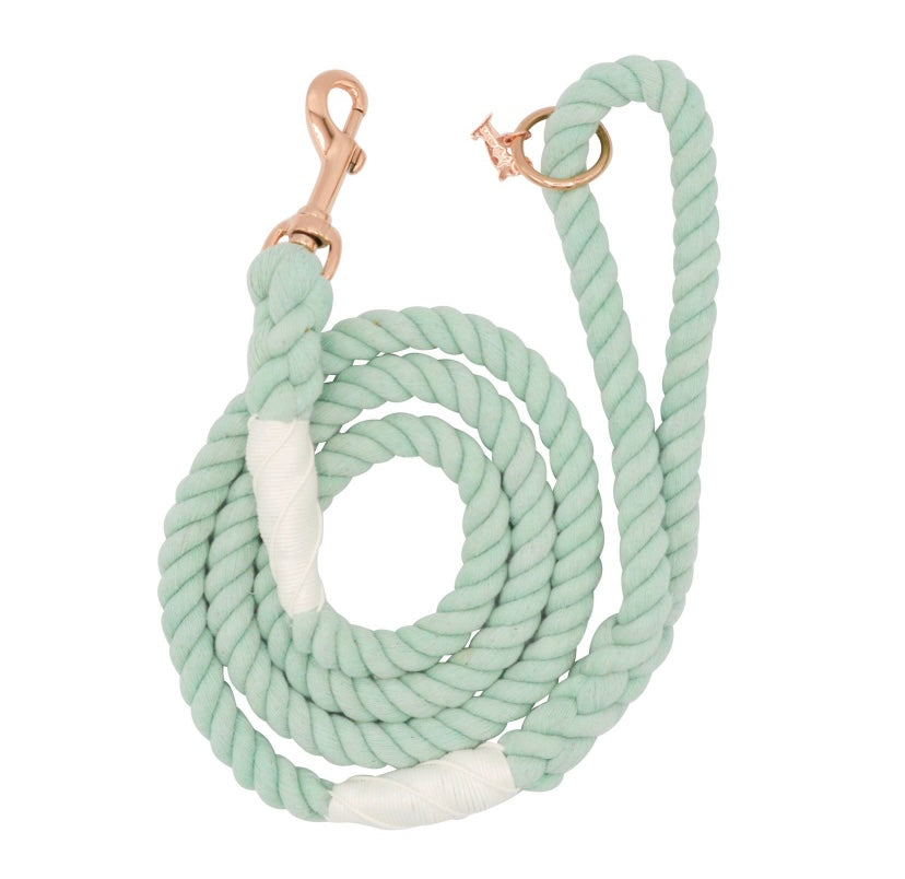 Rope leash - Mint